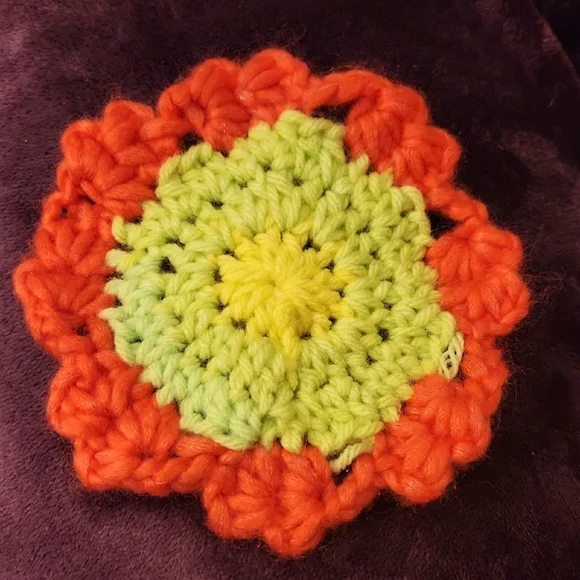 Colorful Crochet Coasters - Picture 2 of 3